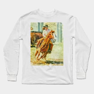 Vintage Cowgirl Long Sleeve T-Shirt